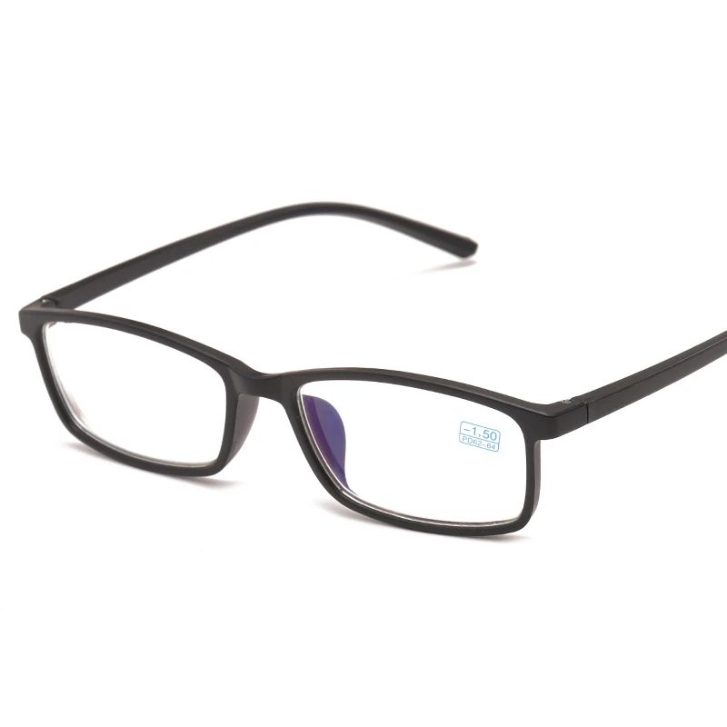 8018 Cheap Anti Blue Light Wholesale Bulk Sale Plastic Frame Unisex Magnetic TR90 Men Women Myopic Glasses Nearsighted Glasses