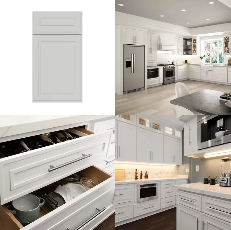 Modern Kitchen Furniture and home improvement units set modern Modern simple design pvc kitchen cabinets