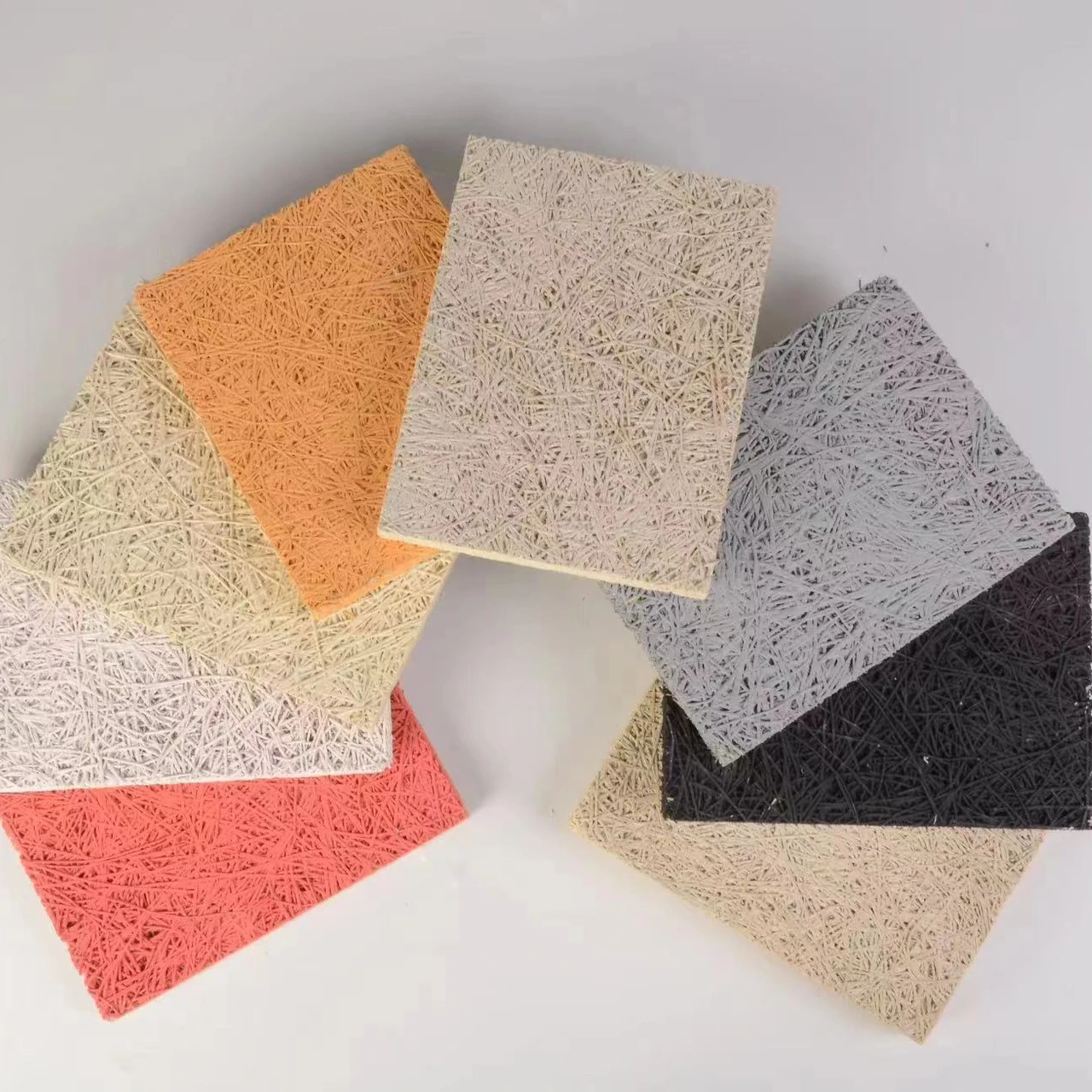 Hot Sale Wood Wool Acoustic Panels Moisture--proof Environmental for Gym Swimming Pool