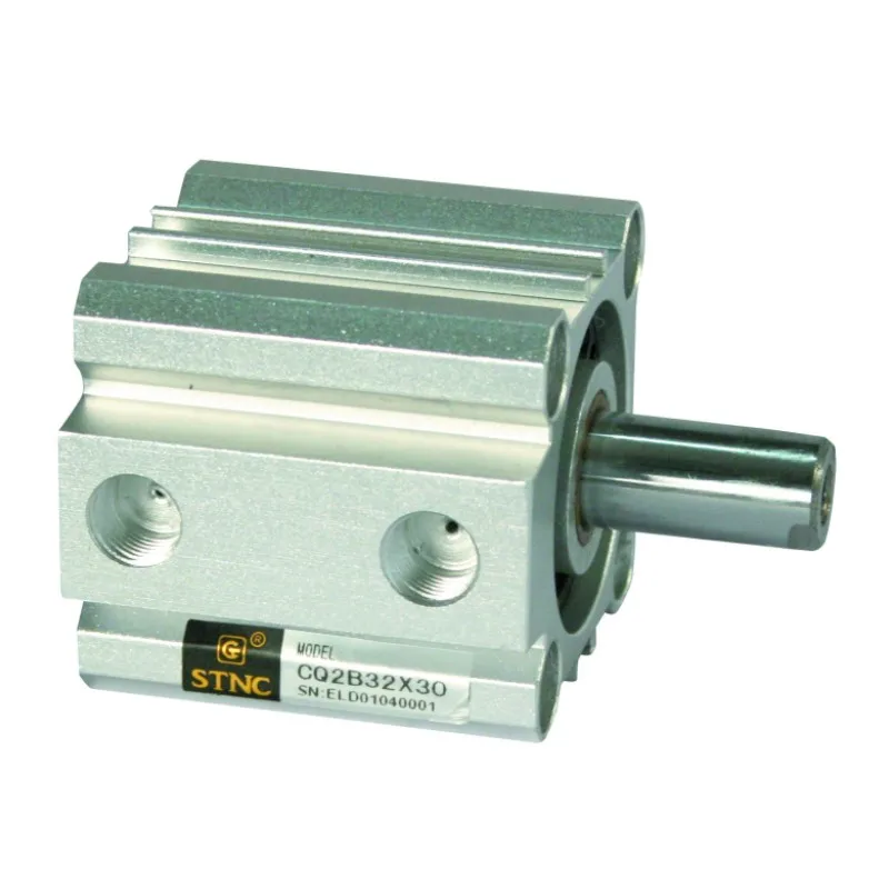 STNC CQ2B32X30 SMC CQ2 Equivalent Through Hole Double Acting Short Stroke Thin Compact Air Cylinder Of Pneumatic Parts