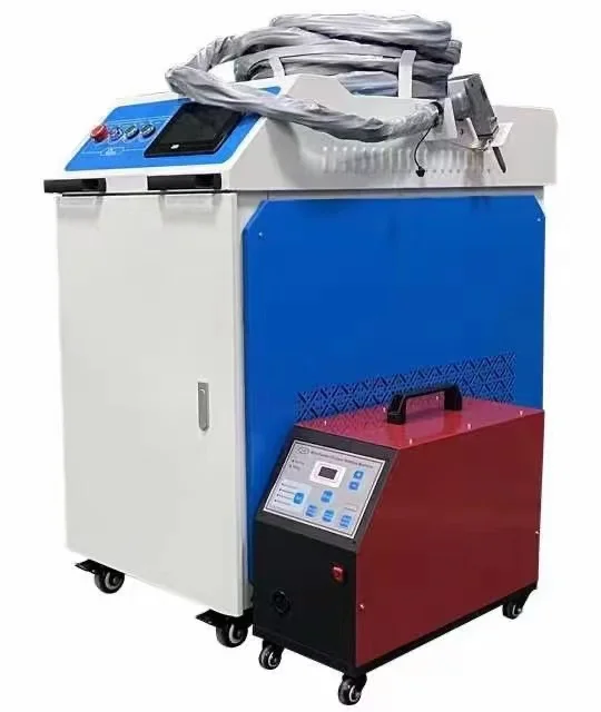 Canton Fair Promotion Automatic Wire Feed Laser Hand Held Welding Machine  Welded Aluminum Galvanize Mild Steel Brass SS MS