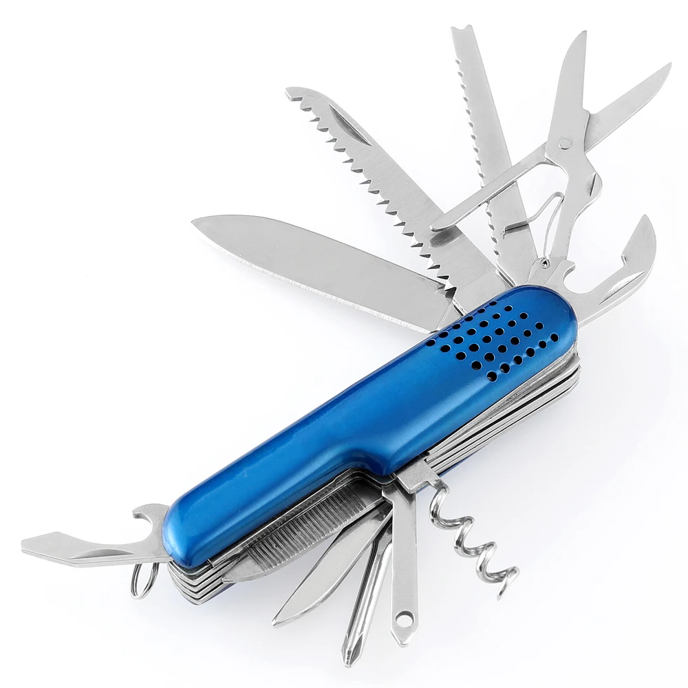 Высокое качество 13 в 1 лезвие из нержавеющей стали портативная удобная ручка Мульти инструмент нож карманный нож