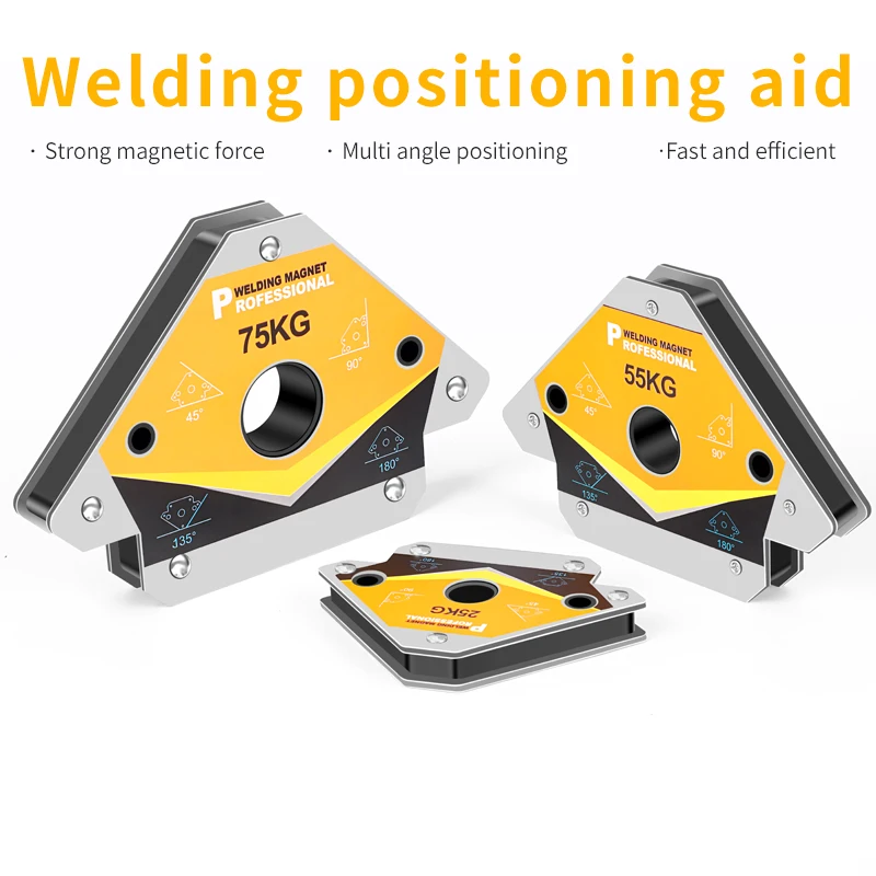 Welding artifact strong magnetic right-angle triangular magnetic welder fixer