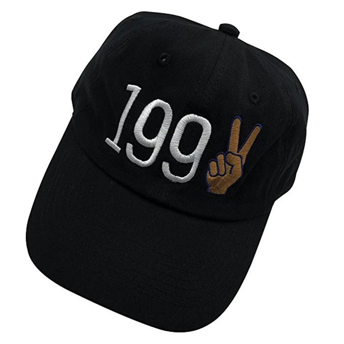 New Arrival Dad Hat Dome Dad Hats Custom Number Scissors Hand Embroidery Vintage Dad Hat Unstructured Baseball Caps