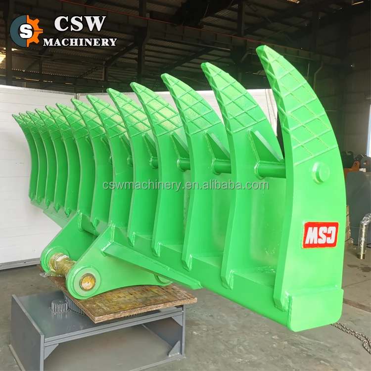 Root Rakes Stick Used for Cleaning Farm Construction with Different Types Hitachi ZX330 28-35 Tons Excavators