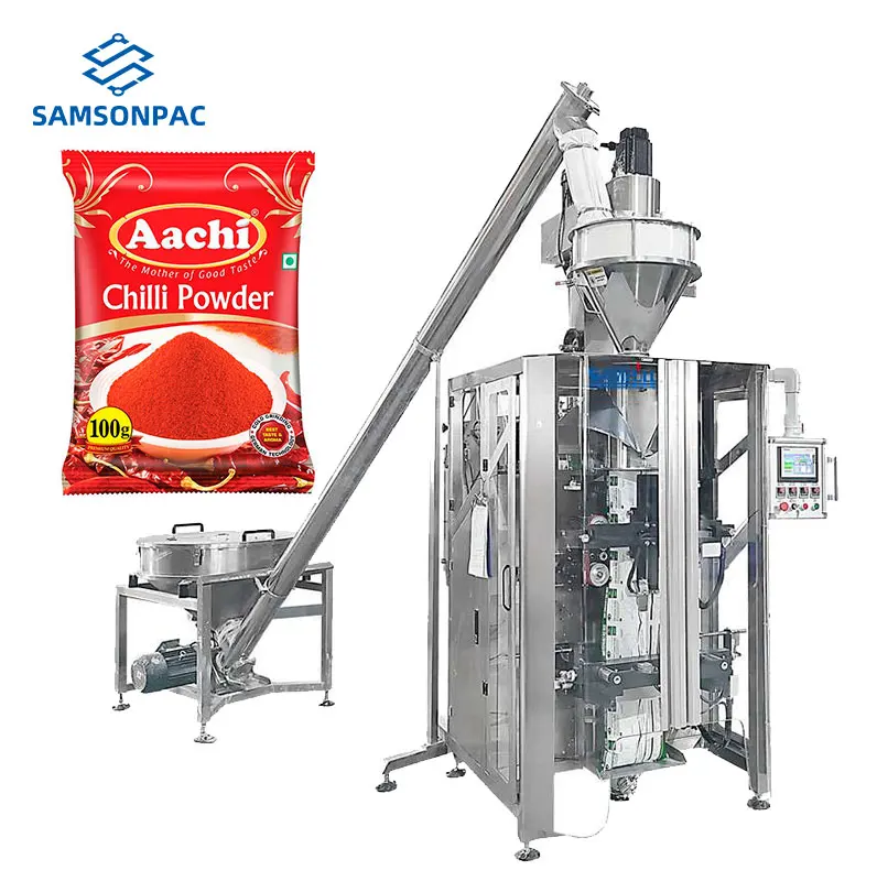 Automatic Vertical Screw Measuring Besan Powder Packing Machine Price