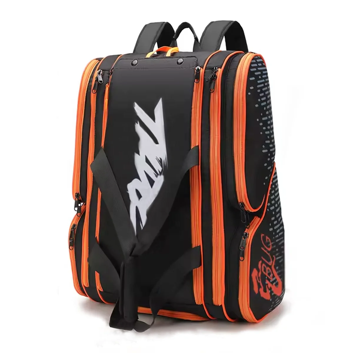 Custom Logo Nylon Portable Sport Large Capacity waterproof Tennis Pickleball Bag Badminton Racket Padel Bag With Shoe Pocket