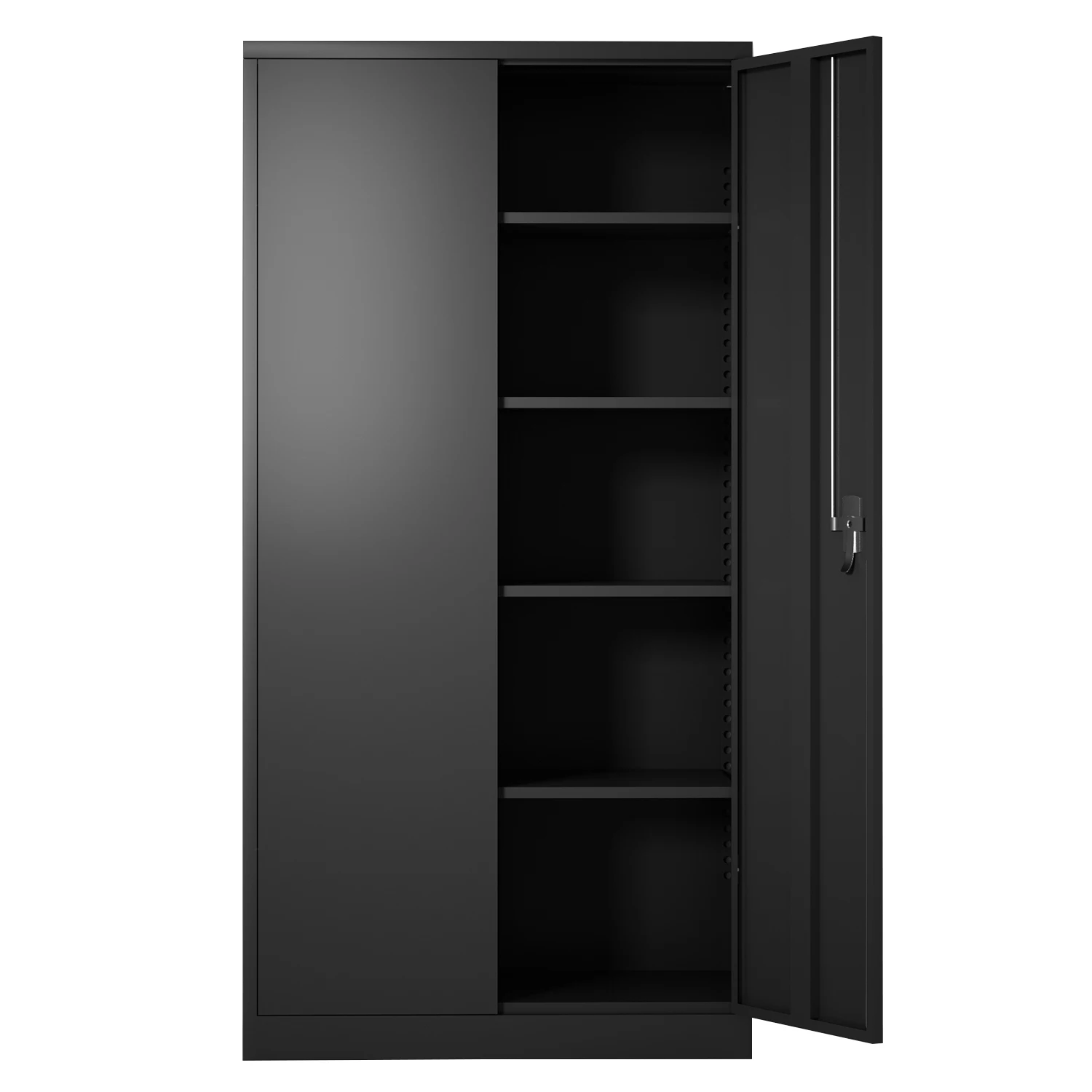 2 doors steel office cupboard garage storage cabinets adjusted shelves key lock archivadores filing cabinet office furniture