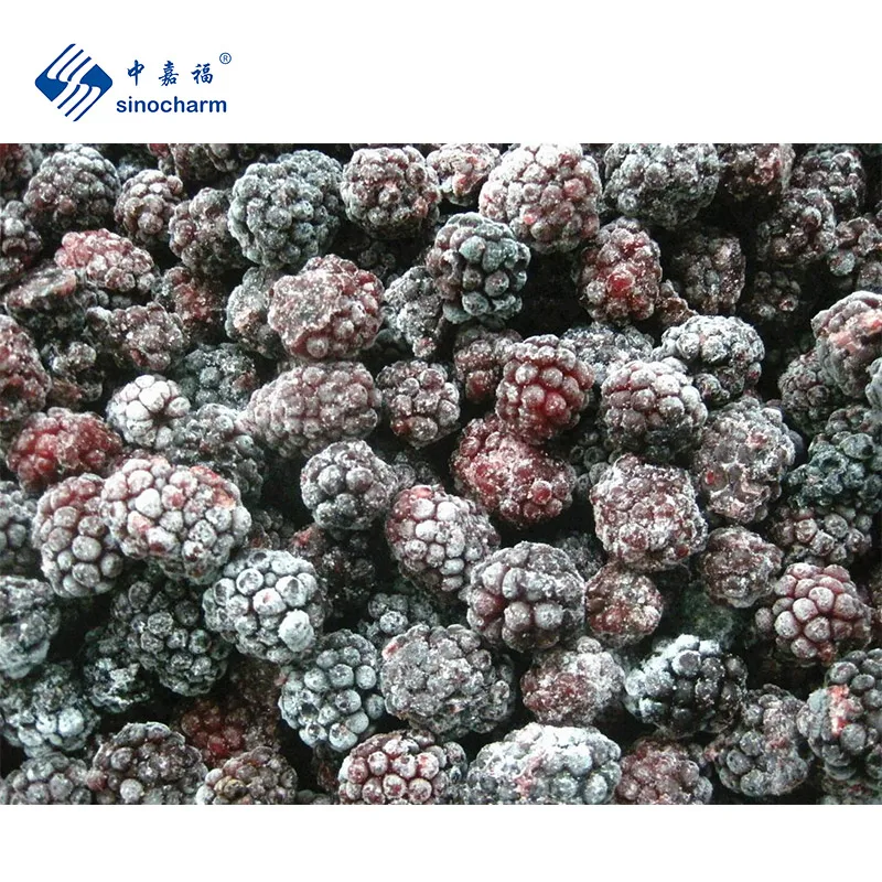 Sinocharm BRC A Approved IQF Blackberry Whole Frozen Blackberry