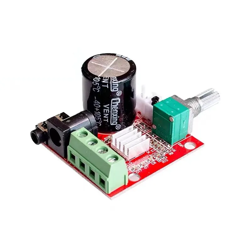 12V Mini Hi-Fi PAM8610 Audio Stereo Amplifier Board TDA2030 12V 2X10W Dual Channel D Class