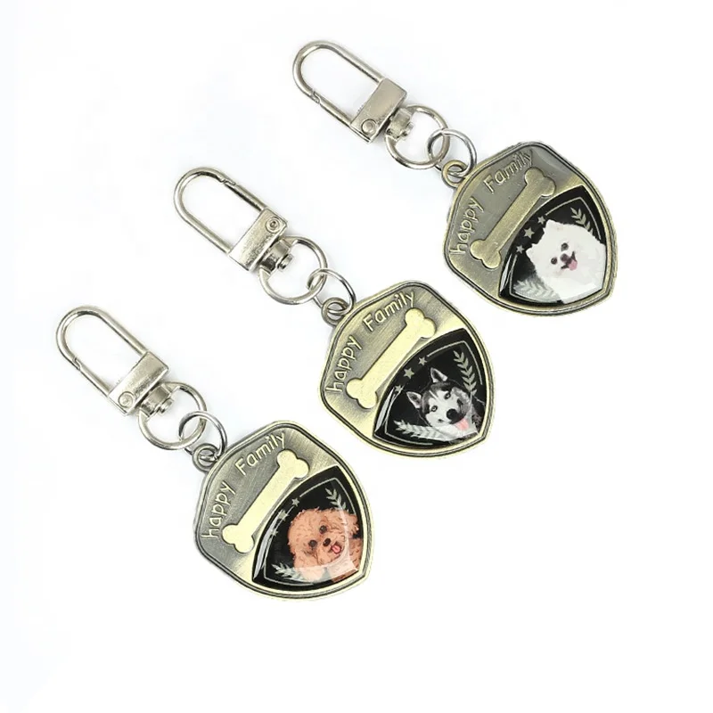 wholesale DIY Anti loss metal dog pendant dog tags stainless steel dogs id tags for engraving