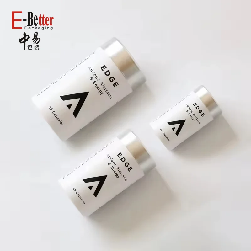 Custom150cc 300cc Pharmaceutical Medicine Vitamin Capsule Container gummy packaging PET jar Supplement Pill Bottle