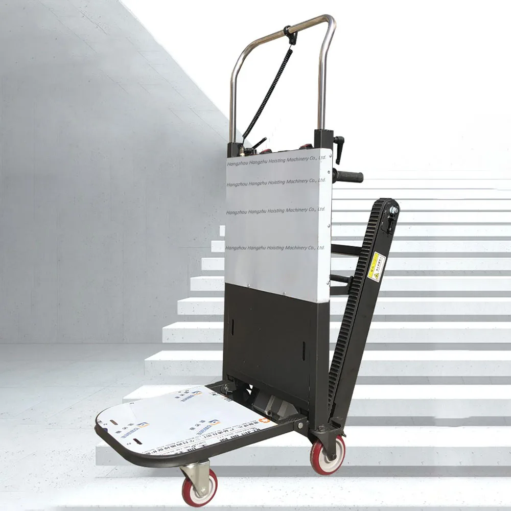 Portable Electric Stair Climbing Dolly Foldable Power Hand Truck Stair Climber Hand Cart Trolley