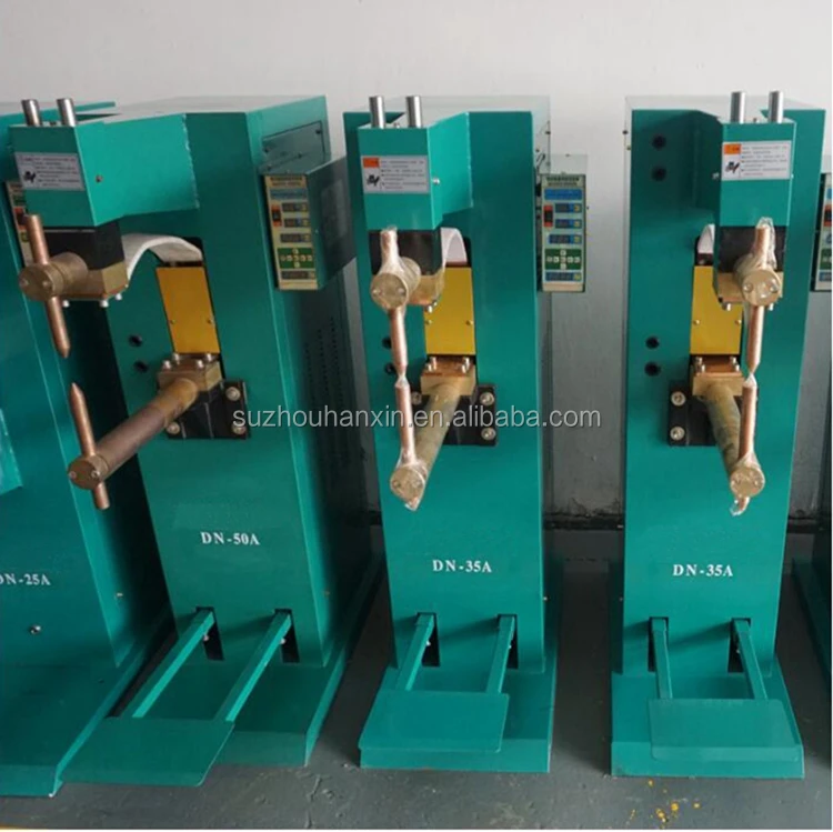 industrial metal rod dn35 welder pedal type automatic spot welding machine