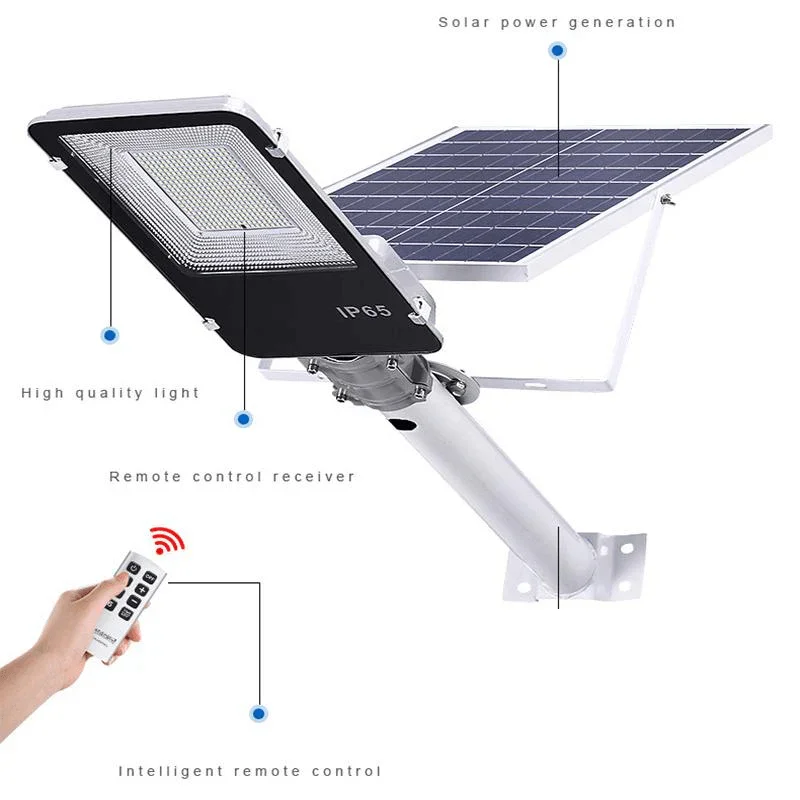 High Powered Road Street Light 400w 600w Integrated All In One Led Solar Street Light with Camera Outdoor