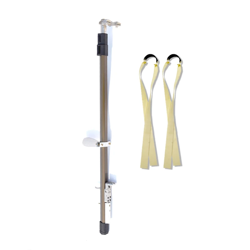 strong slingshot long range fish shooting slingshot outdoor hunting long rod slingshot with rubber band