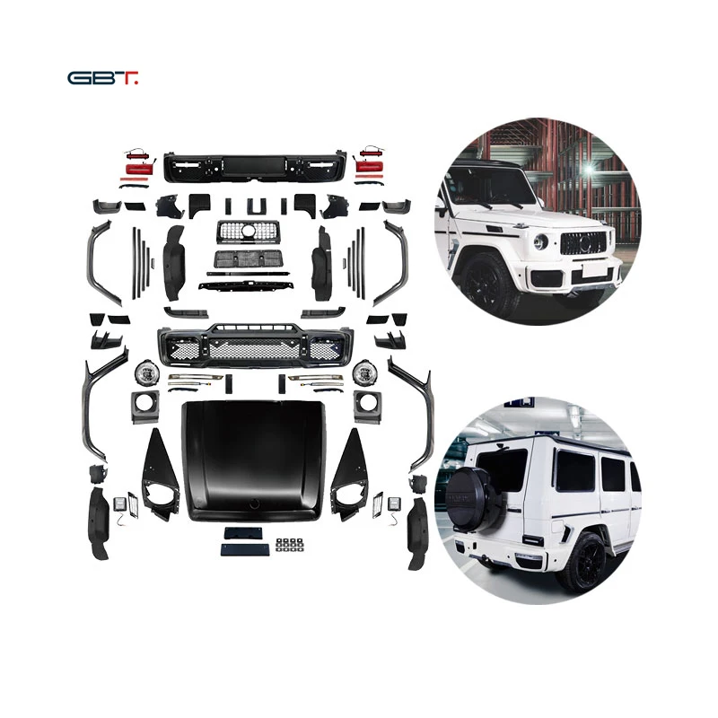 GBT 2022 Mercedes Car Modification Parts Upgrade Body Kit For 1991-2017 Mercedes Benz G Class W463 Facelift W464 BBS Model