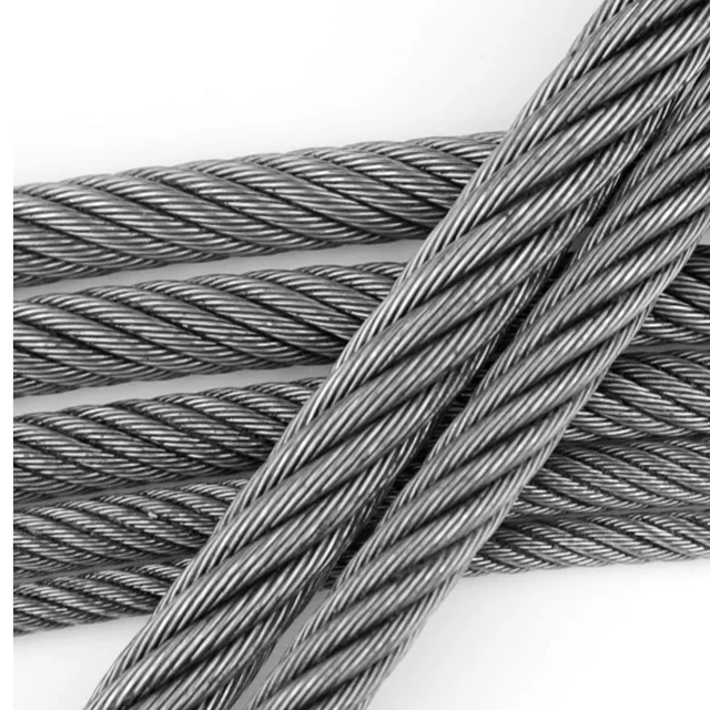 Gustav Wolf  8*19W IWRF and 6*19S SFC Elevators Iron Steel Wire Rope For Lift Parts Price