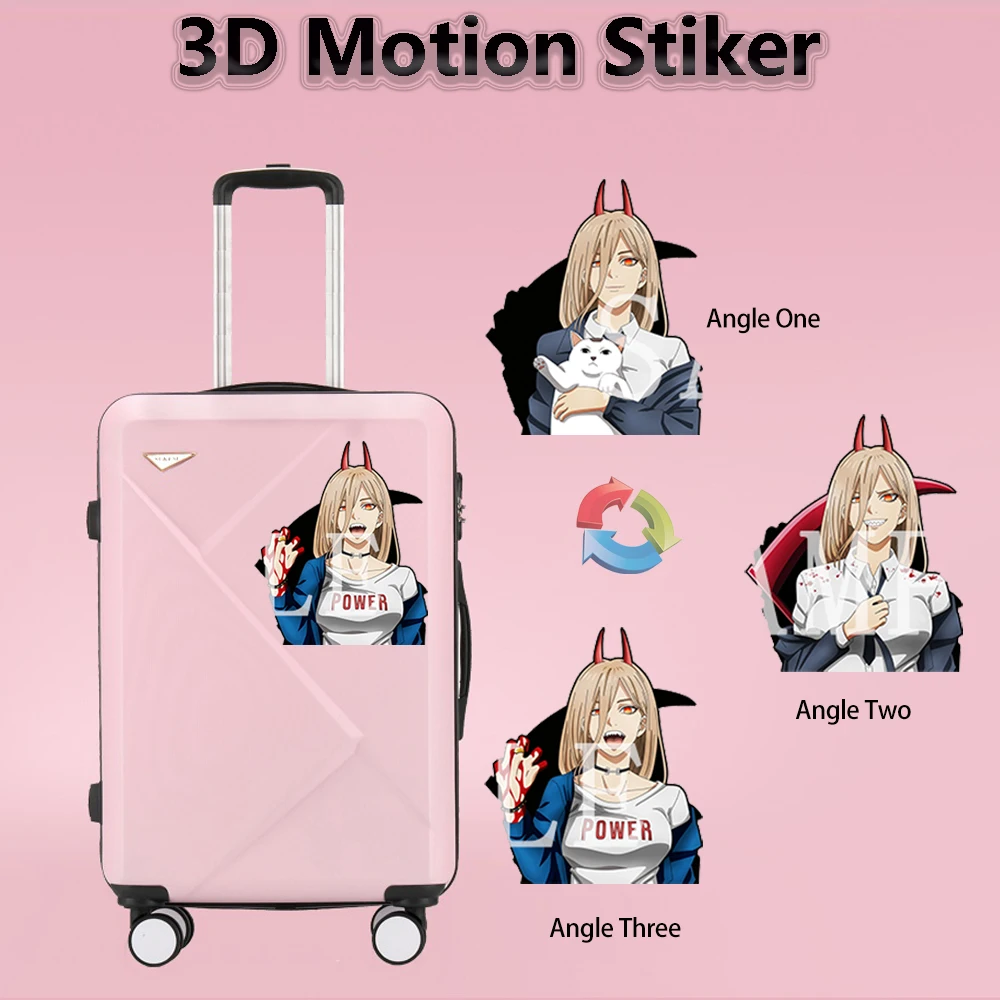 1000 Designs Natutos Uchiha Madara Decals Lenticular Anime Sticker Waterproof 3D Motion Sticker for Car