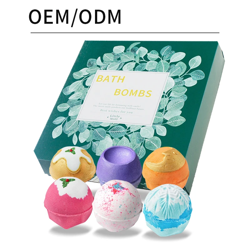 Профессиональный OEM ODM Роскошный натуральный растительный Фиолетовый Эфирное масло бомба для ванны