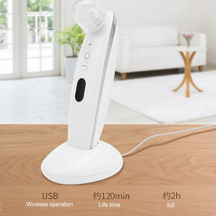 Hot sell Blackhead Vacuum Remover Facial Pores Cleaner Suction Blackhead Extractor instrument microdermabrasion whiteheads