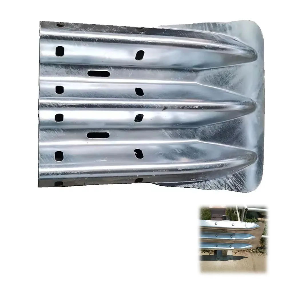 Customized Galvanized W Beam Guardrail Fishtail Highway Safety Guardrail Crash Barrier Terminal End for Guard Rail System