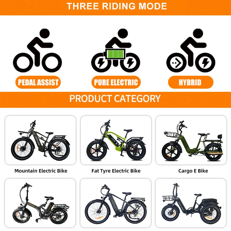 Factory Price Powerful 7-Speed Multipurpose Adult Double Basket Cargo E-tricycle Electric Tricycle Bicycle