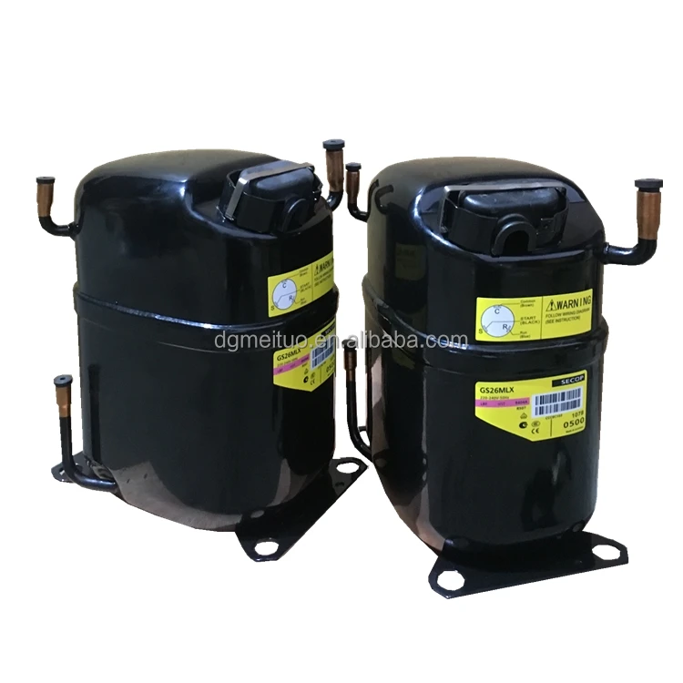 Supply r404a r507 refrigerator compressor 220-240v 50hz LBP secop piston compressor GS26MLX