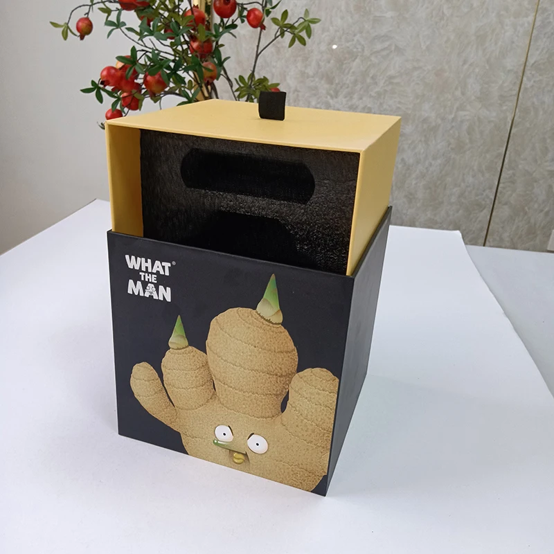 Custom luxury printing Christmas packaging cardboard house doll roof box for gift storage