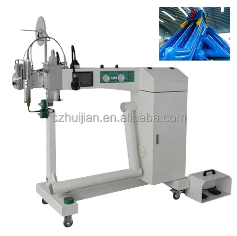 Tarpaulin tape plastic pvc hot air welding machine