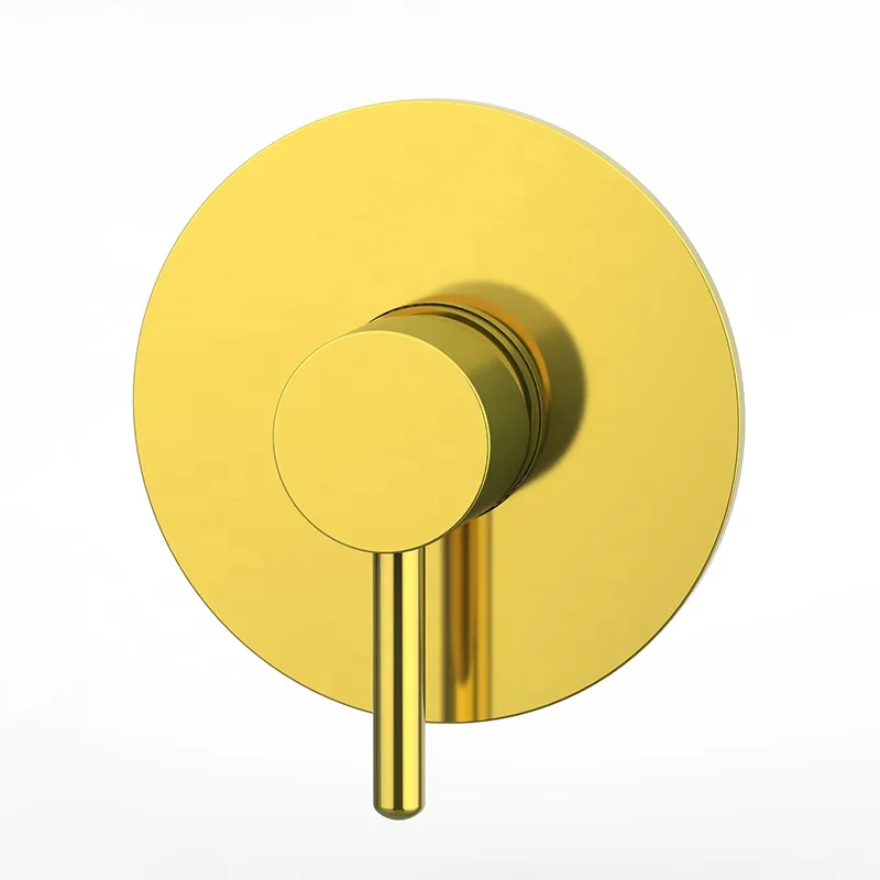 Rose Gold Concealed system bathtubs and showers luxury faucet hot and cold water 4 Ways bathroom solution