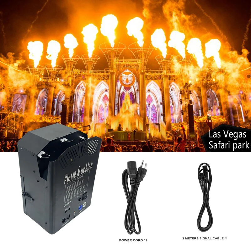 Tongxin 600w Indoor/Outdoor DMX Flame Machine DJ Circus Concert Events Effect with Machine for Stage Fire Jet