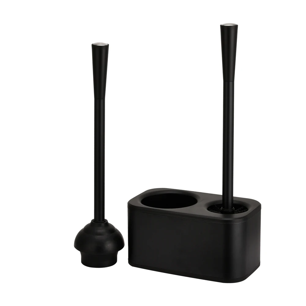Hot selling Bathroom modern plunger and toilet brush combo