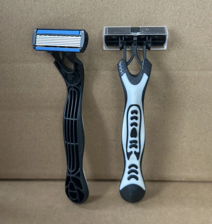 system disposable razor  in 5 6 blade metal handle set men advanced Custom Stainless Steel Face mens Razor