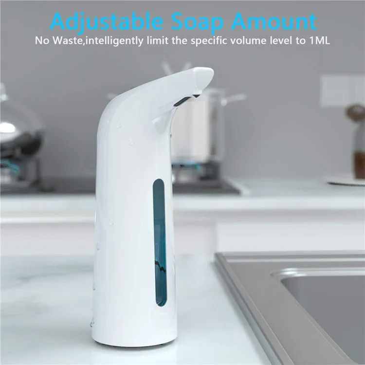 
Bathroom Touchless Electric Hand Liquid Soap Dispensers 400 ml Touchless Automatic Soap Dispenser 