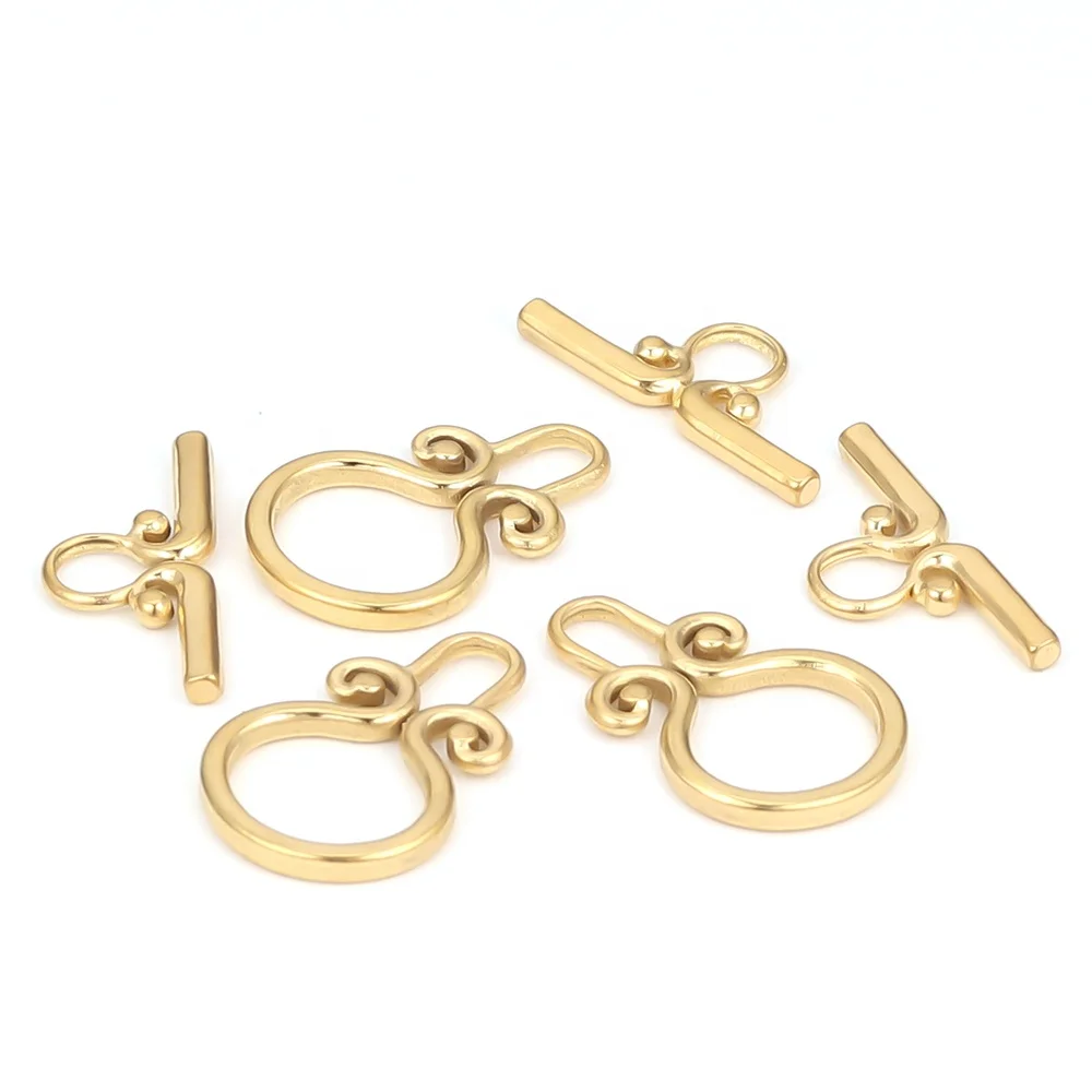 Stainless Steel OT Clasp Toggle Clasps for Necklaces Connectors Bracelet Components Crafts Diy Jewelry Making Accessories