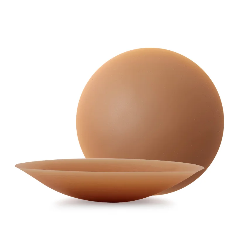BREAK FREE FROM BRAS! Ultra-thin Silicone Breast Pasties Invisible Nipple Stickers Washable Reusable Matte Solid Nipple Covers