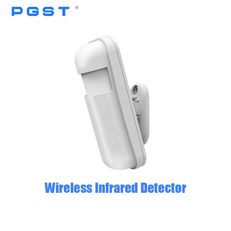 PGST Wireless Passive Infrared PIR Detector Motion Anti-high Frequency Interference Infrared Motion Sensor Burglar Alarm System