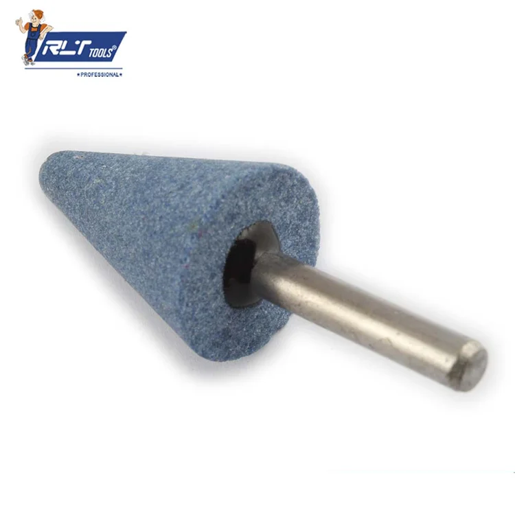 Rlt Tools Mix Size Aluminum Oxide Diamond Abrasive Point Spindle Wheel Mounted Grinding Stones For Metal Polishing Grinding