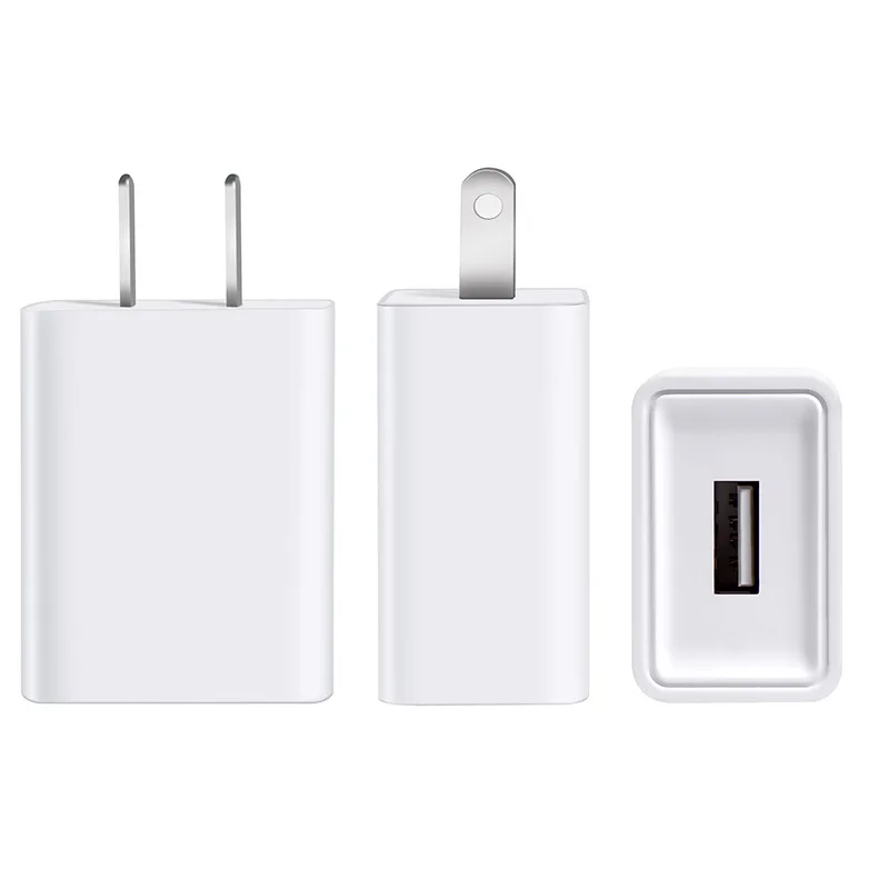 Latest products 2023 Portable Mobile Phone Cube USB Fast charging 5V2A US Plug Power Adapter Wall Charger For iphone Charger