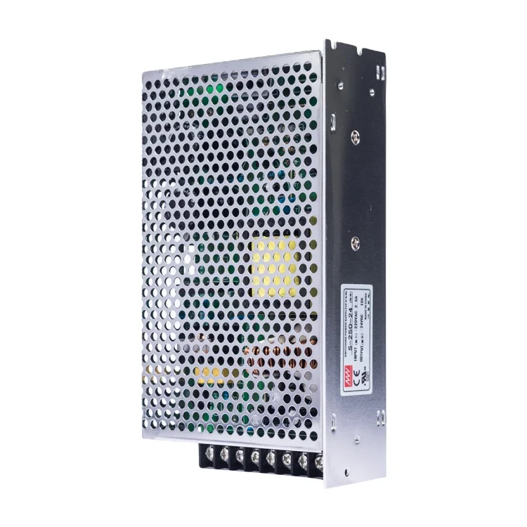 S-250-24 светодиодный драйвер 10a 24v 250w S-250 импульсный источник питания с CE ROHS S25024 smps для светодиодов