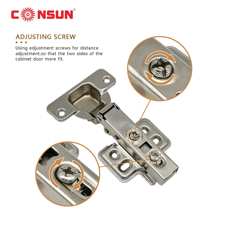 Furniture hinges cabinet 35mm buffer mute hydraulic 3d adjustable kitchen hinge hardware soft close damping concealed hinges