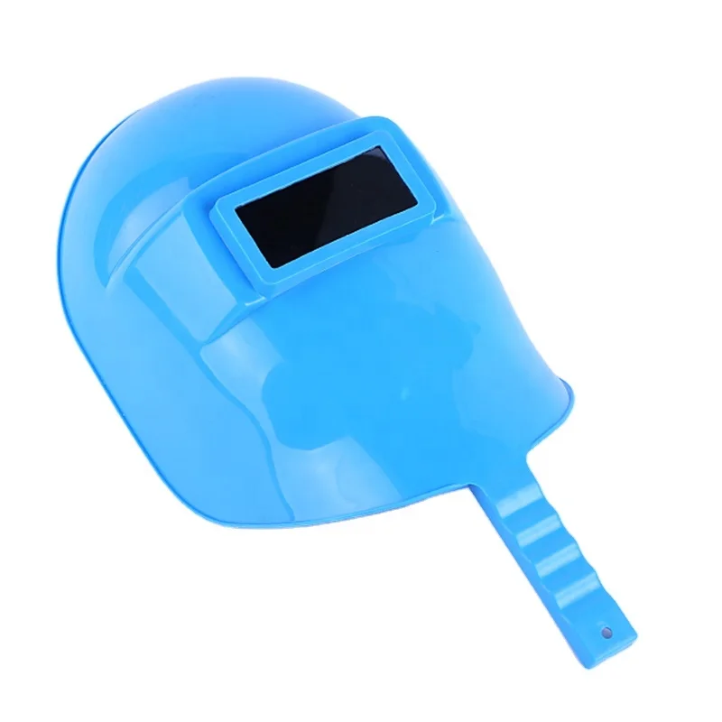 high quality Manual face shield Plastic handheld  welding  mask