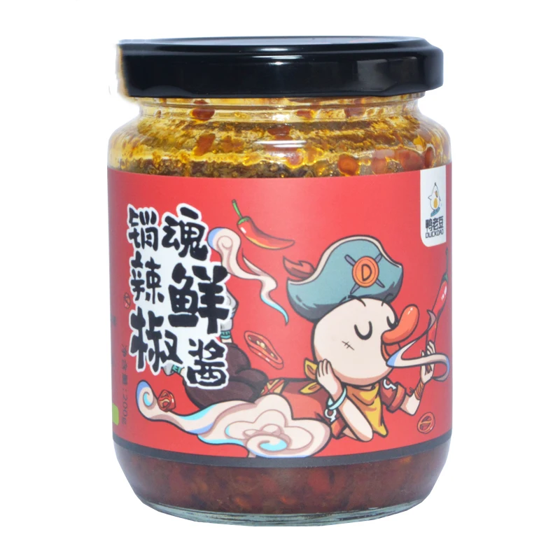 OEM Custom 200g Hot Chilli Sauce Original Spicy Pepper Sauce