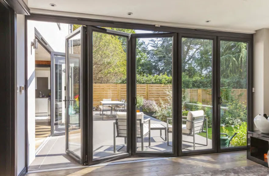 China Aluminum Alloy Casement Folding Sliding Windows and Doors Customized color and type with all Accessories