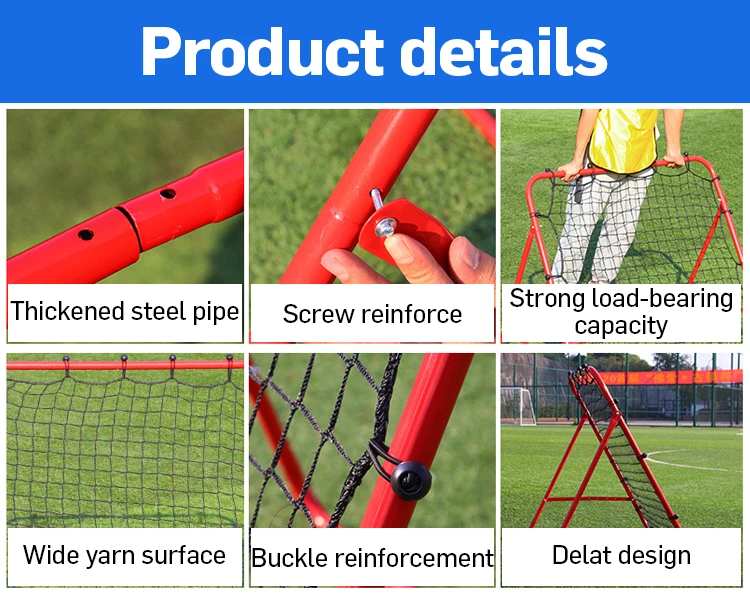 Adjustable Foldable Backyard Beach Sport Soccer Ball Training Football Rebounder Net