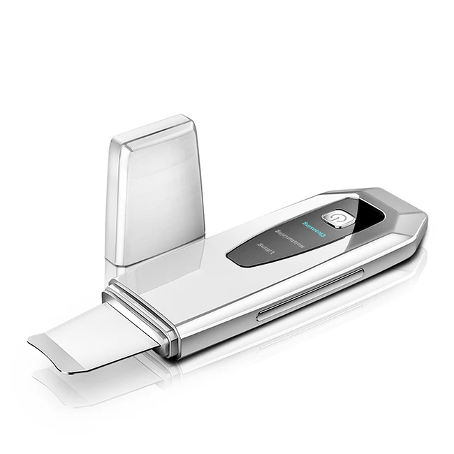 Home Use USB Rechargeable Face Spatula Pores Cleanser Exfoliator Blackhead Remover SA-SC02 Derma Skin Scrubber