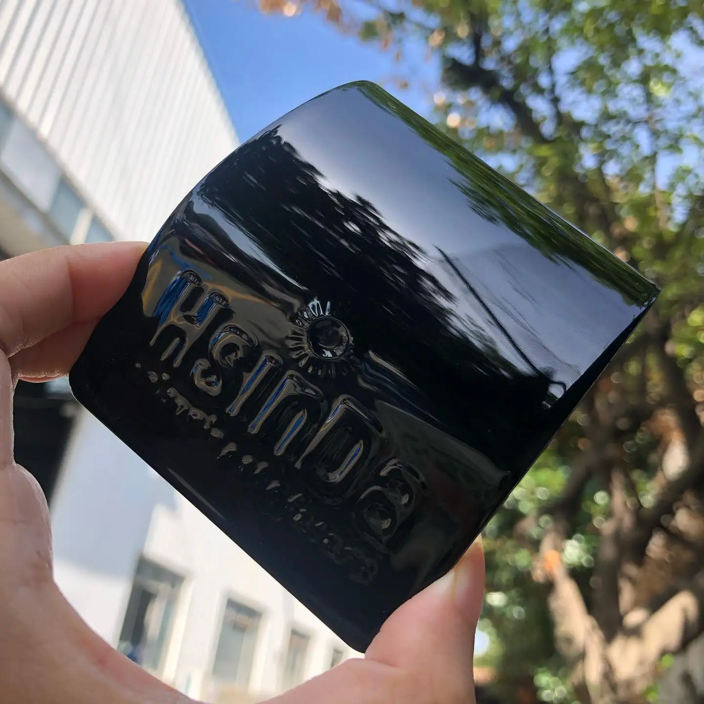 Smooth finishes Super High gloss black mirror effect powder coating