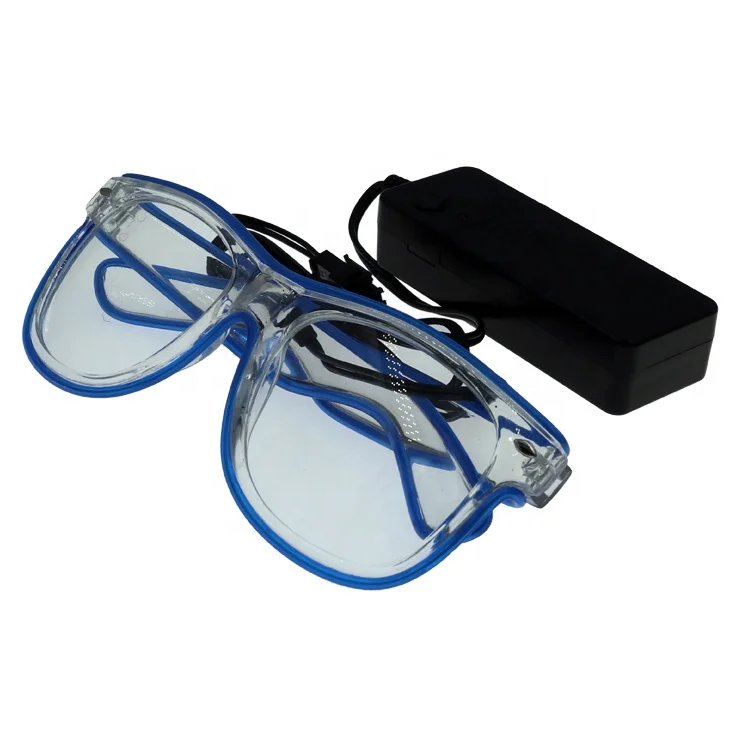 Novelty Gift Flashing Glasses EL Wire LED Glasses Glowing Party Supplies Lighting