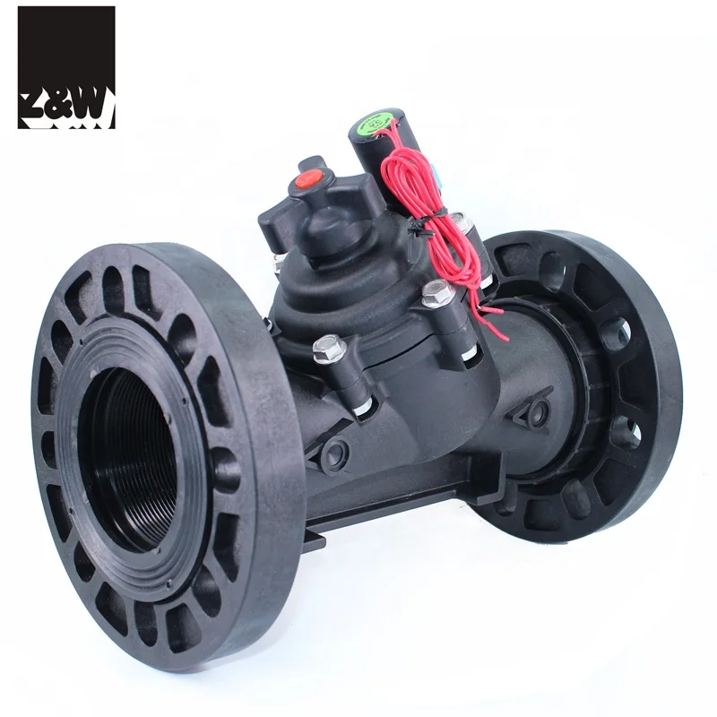 301BM 3 inch solenoid electric control valve for irrigation water DN80 90MM 24V 12V 220V hydraulically diaphragm actuated pilot